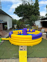 Balayeuse gonflable Wipeout à usage commercial, certifiée CE, haute capacité de charge, stable, avec structure de verrouillage à vis complète