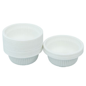 Precio de fábrica para llevar apto para microondas desechable 300ml Biodegradable Tazón de almidón de maíz Recipiente de comida con tapa - Product Image 2