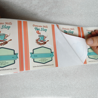 Etiquetas Adhesivas de Papel Impresas a Todo Color, Económicas, Resistentes al Agua y a Desgarros, con Corte Personalizado y Pedido a Medida