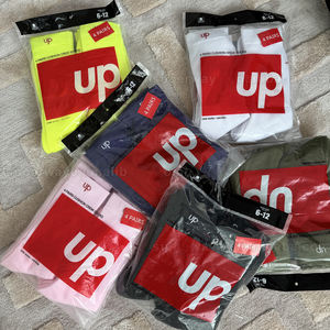 4 जोड़े के चालक दल के मोजे सीधे थोक बुना हुआ तौलिया नीचे फैशन के आकस्मिक खेल यूनिसेक्स ब्रांड लोगो कपास मोजे - Product Image 1