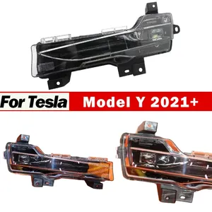 Luces Antiniebla Delanteras con Luces de Señalización para Model Y 2021+, Kit de Repuesto para Carrocería, Accesorio de Auto Tuning 107739100E 107739200E - Product Image 1