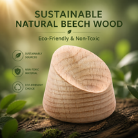 Diffuseur d'huiles essentielles en bois massif écologique, diffuseur portable en bois de hêtre pour aromathérapie automobile, artisanat sans couture, OEM/ODM
