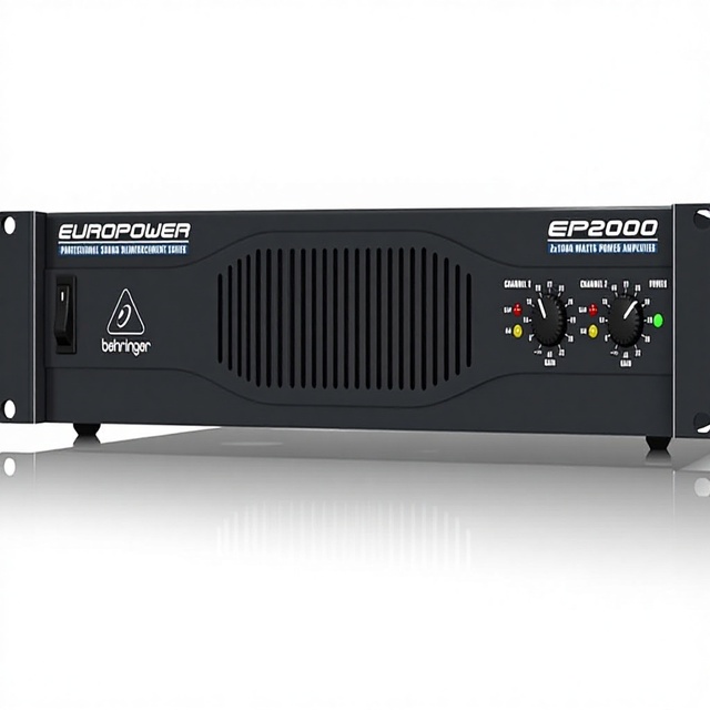 Behringer EP2000 Professional 2,000-Watt Stereo Power Amplifier ATR (Accelerated Transient Response) Technology