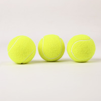 Haute élastique Durable planche de caoutchouc naturel laine balle de Tennis écologique 65mm diamètre 135cm rebond 56g poids cylindre