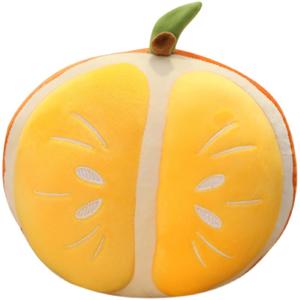 Venta al por mayor personalizado OEM creativo dibujos animados fruta Durian <span class=keywords><strong>naranja</strong></span> peluche Durian almohada lindos Peluches - Product Image 1