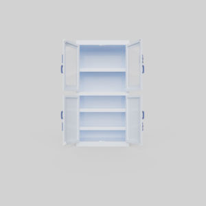 خزانة أدوية مقاومة للأحماض والقلويات مصنوعة من البولي بروبيلين، خزانة تخزين للمواد الكيميائية الخطرة - Product Image 4