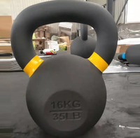Kettlebell de compétition en fonte de haute qualité MAXSONG Équipement de gymnastique en gros Poids libres enduits de poudre