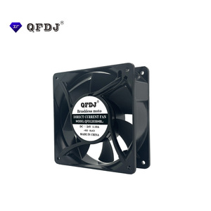 Ventilador DC12038 con Marco de Aluminio, 12V 24V 48V, Alto Flujo de Aire, Refrigeración Silenciosa para Electrónicos - Product Image 3