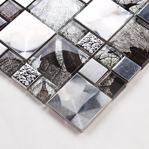 2019 nouveau design sculpture <span class=keywords><strong>résine</strong></span> mélange métal mosaïque pour dosseret de cuisine décoratif - Product Image 4