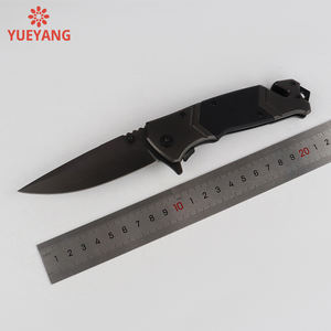 YUEYANG 3CR13 çelik siyah G10 kolu DIY katlanır cep açık maceralar için özel Logo OEM desteği ile kamp bıçağı - Product Image 6
