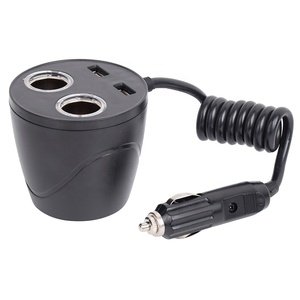 Tonny kép USB Car Power <span class=keywords><strong>Adapter</strong></span> với cup chủ và 2 Thuốc lá nhẹ hơn ổ cắm <span class=keywords><strong>12V</strong></span> 120 Wát Max đầu ra CE chứng nhận - Product Image 6