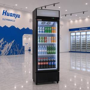 Réfrigérateur vertical commercial à porte unique en verre pour boissons, le <span class=keywords><strong>meilleur</strong></span> <span class=keywords><strong>choix</strong></span> OEM, en vente - Product Image 1