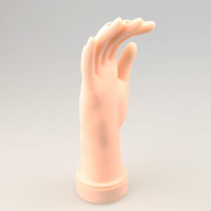 Modèle de <span class=keywords><strong>main</strong></span> en PVC professionnel Ail <span class=keywords><strong>pour</strong></span> la formation en nail art, mains artificielles souples et mobiles, outil de <span class=keywords><strong>manucure</strong></span>, marque KAFU MZ-05B - Product Image 2