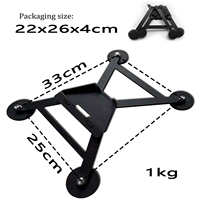Support magnétique de 10 kg de force de traction pour Starlink Mini, en acier au carbone, base sans perçage avec 4 aimants puissants pour toit de véhicule, utilisation extérieure