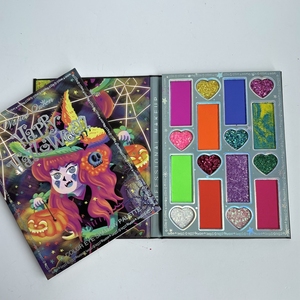 Mini 18 Couleurs <span class=keywords><strong>halloween</strong></span> Fard À Paupières Palette apprêt Étanche Cosmétique Beauté sorcière <span class=keywords><strong>Maquillage</strong></span> ensemble sombra de ojos en gros pour les enfants - Product Image 1