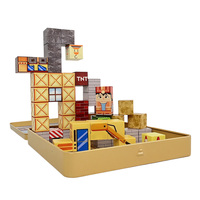 Bloques de rompecabezas de cubo magnético de Venta caliente con bordes suaves y embalaje de regalo para concentración, juego creativo y desarrollo de habilidades