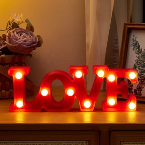<span class=keywords><strong>Letras</strong></span> de Neón LED con el Símbolo del Amor, Letreros Personalizados en 3D de Metal Galvanizado Ecológico, Decoraciones para el Día de San Valentín y Bodas - Product Image 4