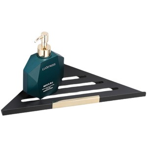 Étagère d'angle standard en acier inoxydable, triangle, 2 niveaux, pour rangement de salle de bain - Product Image 5