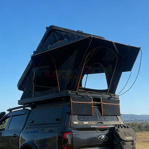 Carpa de techo rígida de lujo con apertura lateral impermeable, de aluminio, para 3-4 personas, para camping todoterreno 4x4 - Product Image 6