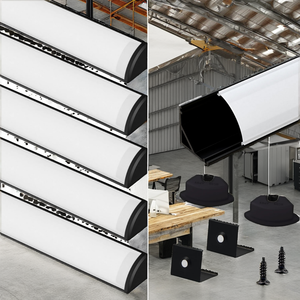 Perfil de aluminio de la serie 6000 con ranura triangular para luz, inclinación de 45 grados, emisión de luz en forma de V, línea de esquina superior, montaje en superficie. - Product Image 2