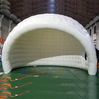 Tente gonflable extérieure en bâche PVC grande taille personnalisée, avec logo imprimé UV et dimensions sur mesure, pour camping, mariages et événements
