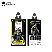 Protection d'objectif AR+AF pour iPhone 17 16 15 14 13 12 Pro Max, protection d'écran d'appareil photo avec emballage de vente au détail