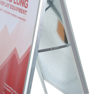 Expositor de Carteles para <span class=keywords><strong>Pavimento</strong></span> de 32 mm, Soporte para Publicidad Exterior, Marco a Presión, Soporte para Carteles - Product Image 4