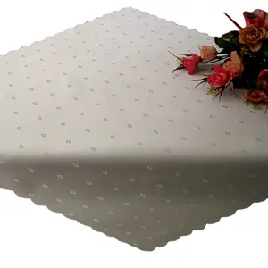 Table Cloth with Factory Prices Made of 100% Polyester Jacquard Tablecloth with Water-Proof Treatment