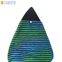 Chaussettes de surf en gros à rayures colorées pour skimboard, chaussettes de surf de 5,8 à 10 pouces en promotion