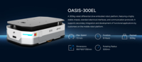 AMR 300EL Plateforme robotique mobile AMR, Robot mobile autonome AMR AGV, Transfeteur de palettes AMR pour le transport industriel