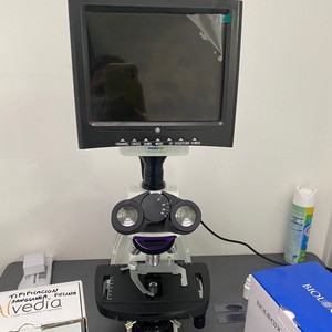 Professional Biological <b>Microscope</b> With 8 Inch Display Dual Eyepiece Lab Equipment TT-2016LCD - Product Image 4
