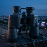 Jumelles 20x50 à vision nocturne en basse lumière avec adaptateur pour téléphone, trépied et étui pour concerts et observation des oiseaux