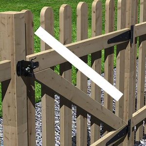 WEKIS Bisagras modernas de cierre suave con correa en T para puertas correderas, resistentes, de hierro forjado, a prueba de óxido, herrajes negros, bisagra en T para puertas de cobertizo, de alta resistencia - Product Image 5