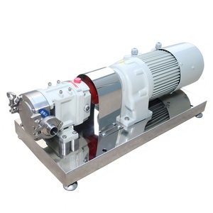 Bomba de Lóbulos Rotatorios de Acero Inoxidable Sanitario de Grado Alimenticio OEM con Reductor de Engranajes Mecánico Bajo, Fabricada en Acero Inoxidable de Grado Alimenticio para un Manejo Seguro - Product Image 5