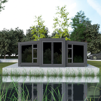 Maison préfabriquée meilleure maison de conteneurs extensibles à structure en acier 20 pieds 40 pieds 3 chambres à coucher maison de conteneur extensible pliable de luxe
