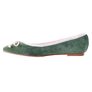 <span class=keywords><strong>Ballerine</strong></span> in <span class=keywords><strong>Camoscio</strong></span> con Fiocco (Verde) - Product Image 2