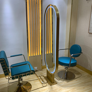 เฟอร์นิเจอร์ร้านทำผม LE Hair Salon Beauty Salon  โต๊ะกระจกตั้งพื้นแบบด้านเดียว/สองด้าน สำหรับย้อมผมร้อนโดยเฉพาะ  กระจก - Product Image 6