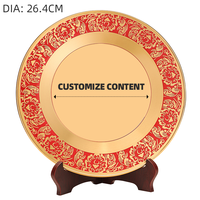 Plaque de récompense et plaque souvenir en métal sur mesure avec technique de moulage, design et couleur personnalisés pour cadeaux d'affaires