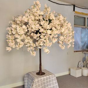 Grand arbre de <span class=keywords><strong>cerisier</strong></span> en soie pour mariage, arbre de sakura japonais avec des pétales de fleurs denses pour la décoration de table à la maison ou à l'hôtel - Product Image 3