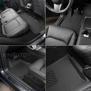 Tapis de sol de voiture imperméable antidérapant en TPE XPE modifié entièrement enveloppant, tapis spécial pour Tesla Model 3 pour Tesla Model Y - Product Image 3