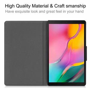 Cover per tablet con motivo mucca per Samsung <span class=keywords><strong>Galaxy</strong></span> <span class=keywords><strong>Tab</strong></span> A <span class=keywords><strong>10.1</strong></span> T510, custodia in pelle per tablet - Product Image 4