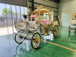 Fabricant professionnel de calèches royales électriques de luxe à double usage pour mariages et visites touristiques, calèche de tourisme européenne - Product Image 1