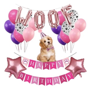 Decorazioni per Festa di Compleanno per <span class=keywords><strong>Cani</strong></span>, Kit Completo con <span class=keywords><strong>Palloncini</strong></span> 'Woof' - Product Image 1