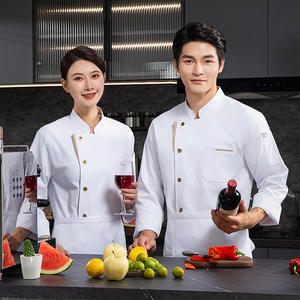 Giacca da Chef Uniforme per Hotel Pasticceria Ristorante Giapponese Uniforme da <span class=keywords><strong>Cucina</strong></span> Giacca da Chef per Uomo - Product Image 3