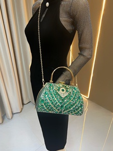 Sacs à main de soirée formels pour femmes, pochettes de luxe en strass 2026, sacs scintillants, sacs à main en cristal de diamant pour les fêtes et les mariages - Product Image 3