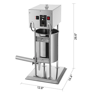 Remplisseuse de saucisses électrique automatique 10/12/15L, Machine de remplissage de saucisses domestiques, remplisseuse de jambon, dispositif de remplissage de saucisses commerciales - Product Image 2