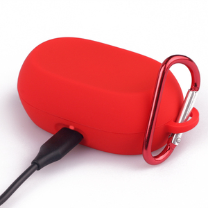 Funda de silicona para <span class=keywords><strong>Jabra</strong></span> Elite <span class=keywords><strong>7</strong></span> Pro/Elite <span class=keywords><strong>7</strong></span> Active con llavero, funda para auriculares - Product Image 2