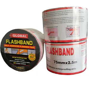 self adhesive aluminium bitumen waterproof tape stopleak for window edge seam drainage pipe rupture sunroof joint