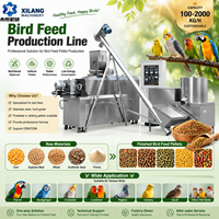 Nouvelle machine extrudeuse-broyeur automatique haute capacité pour aliments aquatiques et pour oiseaux, ligne de production de granulés flottants à double vis