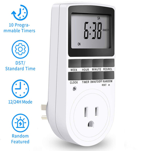 16A 230V Relay LCD <strong>Digital</strong> Weekly Programmable <strong>Plug</strong> in <strong>Timer</strong> Switch Socket EU/UK/US/AU Electronic <strong>Timer</strong> Socket - Product Image 1
